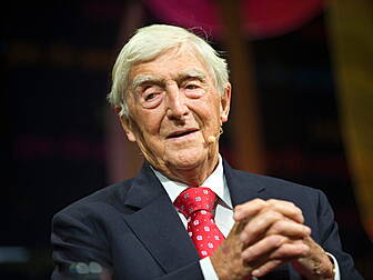 Broadcaster Michael Parkinson...